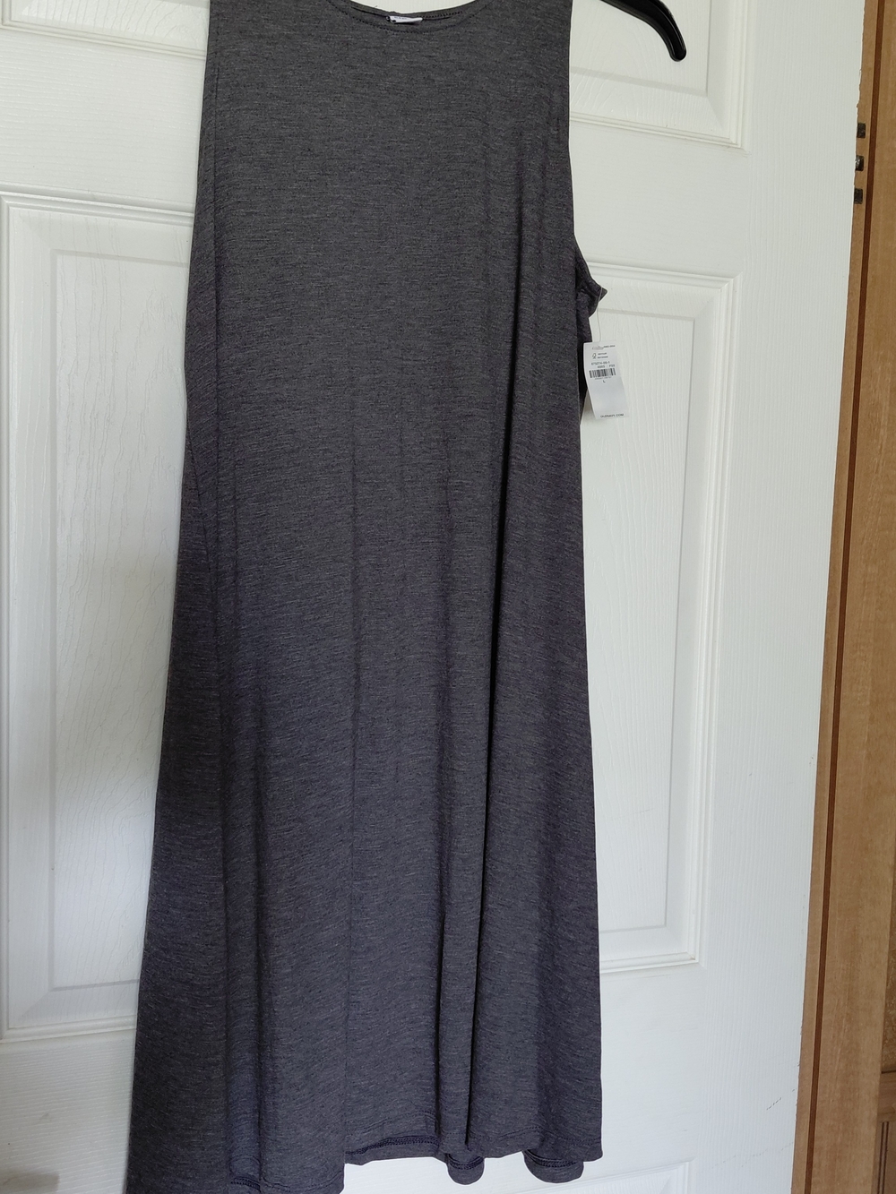 Old Navy Charcoal Sleeveless Midi Dress